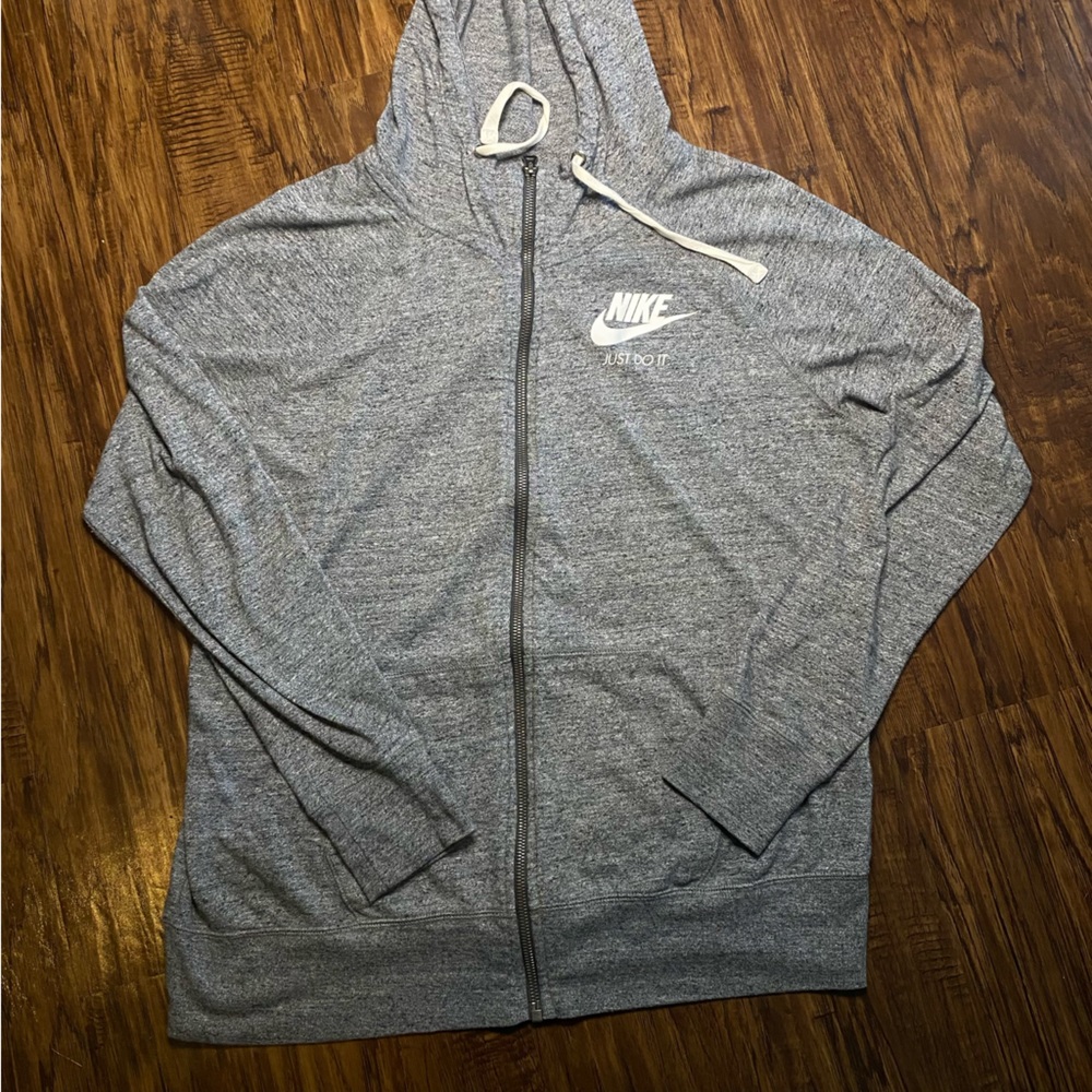 grey nike hoodie